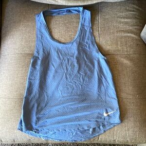 Blue Nike Dri-Fit Tank